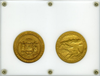 1959 Alaska-Hawaii Official Statehood GOLD Medals.  Both, Serial #26   Each 64mm