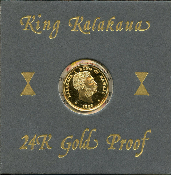 1981 King Kalakaua Quarter Crown (#407 of 1000)